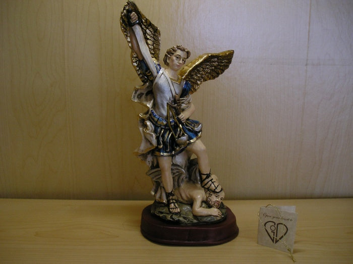 St. Michael the Archangel with the Scales of Justice - 9.75" Statue