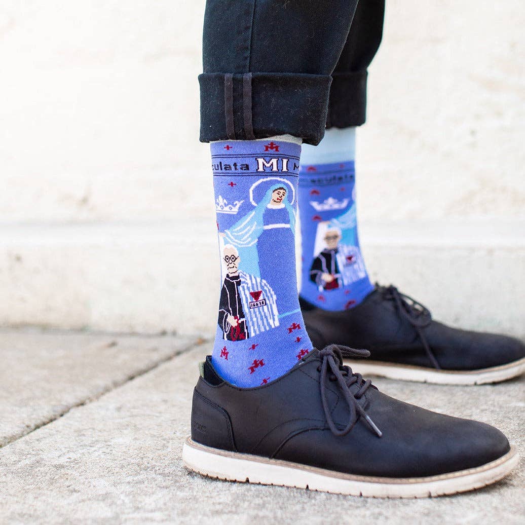 St. Maximilian Kolbe Adult Socks