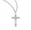 Crucifix sterling silver necklace