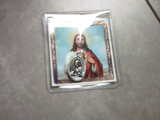 Sacred Heart of Jesus prayer and medal