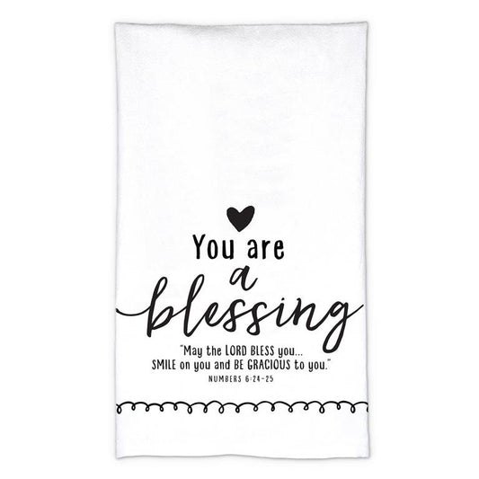 Tea Towel - "You Are A Blessing"