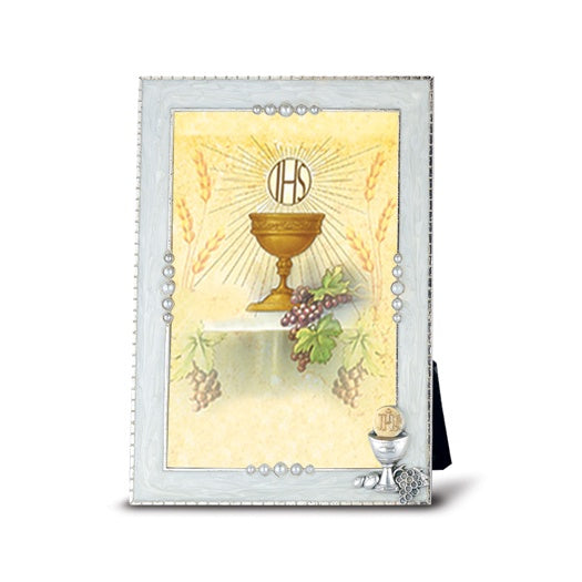 Silver Plated Communion  Photo Frame