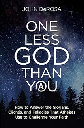 USED BOOK: One Less God Than You - How to Answer the Slogans, Cliches, and Fallacies that Atheists Use to Challenge Your Faith by John DeRosaby John DeRosa