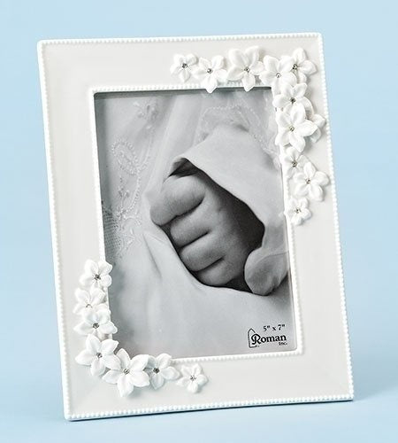 9.5"H Love In Bloom Baptism Frame 5X7