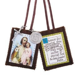 St. Joseph Scapular with Medals