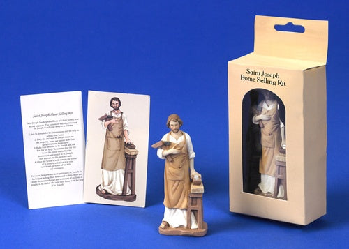 St. Joseph Resin Home Selling Kit - 4" Statue