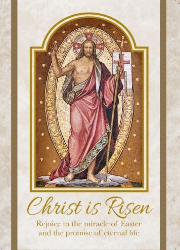 Christ Is Risen Easter Greeting Card