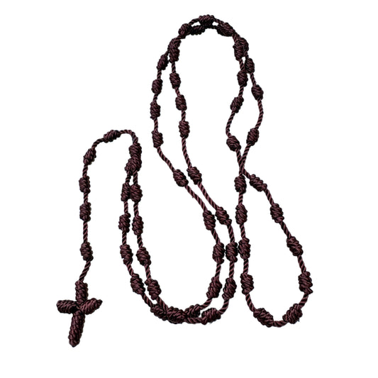 Brown Rope Rosary