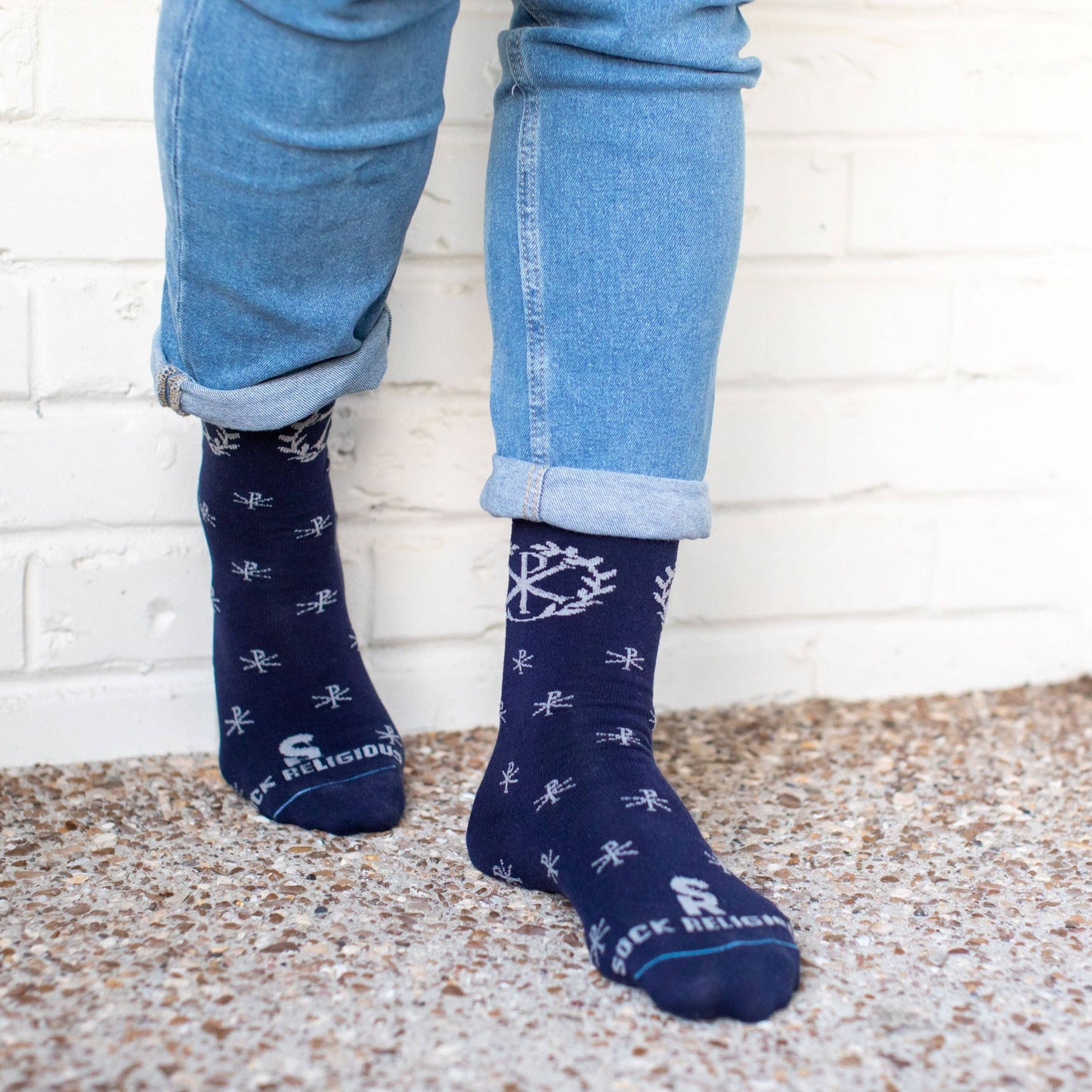 Chi Rho Adult Socks