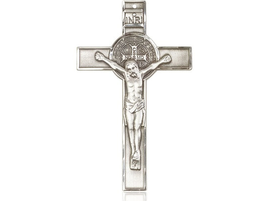 St. Benedict Crucifx in Sterling Silver - Medal Only