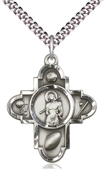 St. Sebastian Sports 5-Way Medal - 5703