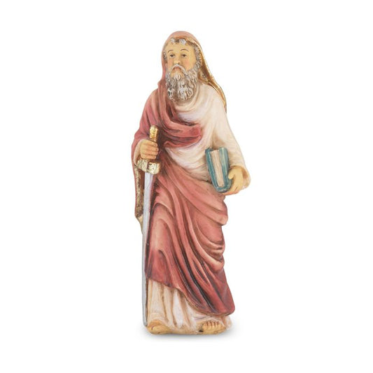 St. Paul, Gospel Bearer - 4" Statue with Holy Card