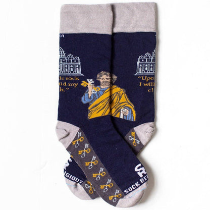 Religious Themed Socks, Kids-Adult Size (Many Variants)