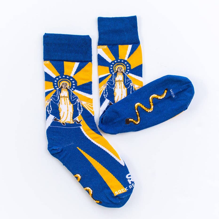 Religious Themed Socks, Kids-Adult Size (Many Variants)