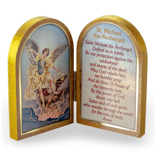 St. Michael Plaque with Prayer