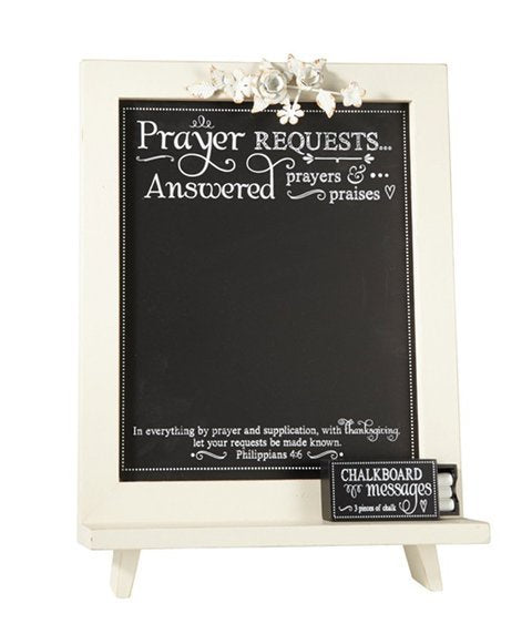 Prayer Requests Answered chalkboard wall art or stand