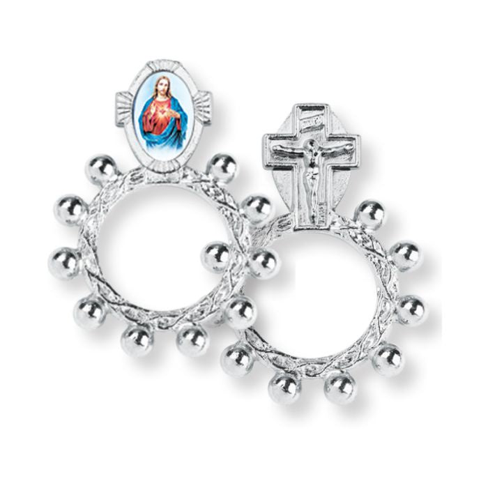 Sacred Heart of Jesus Rosary Ring