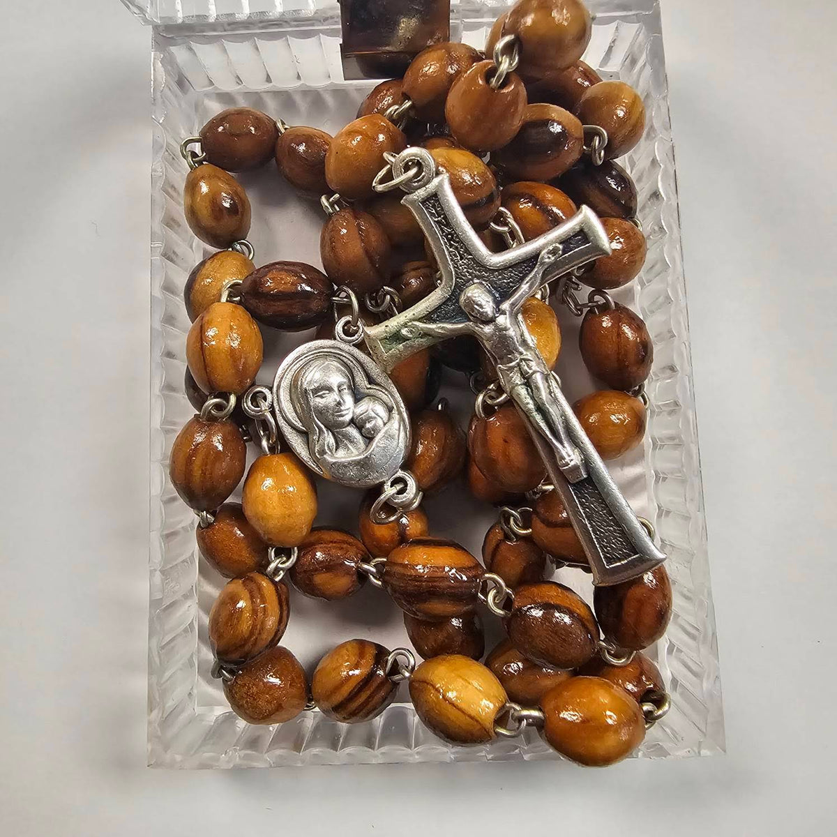 Holy Land Olive Wood Rosary