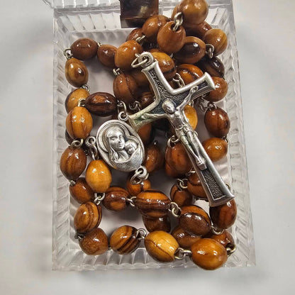 Holy Land Olive Wood Rosary
