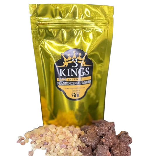 Frankincense & Myrrh Resin, 3 Kings Incense - 1 oz