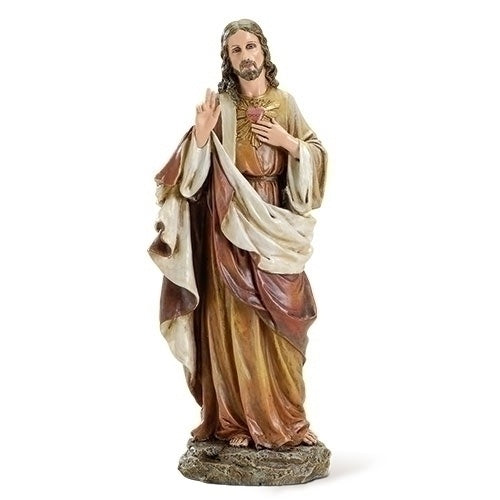 Sacred Heart of Jesus Figure Renaissance Collection - 10.25"