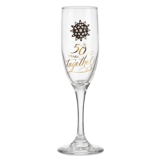 50th Anniversary Champagne Glass