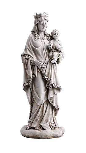 Mary Queen of Heaven with Child - 18.5" Garden Statue