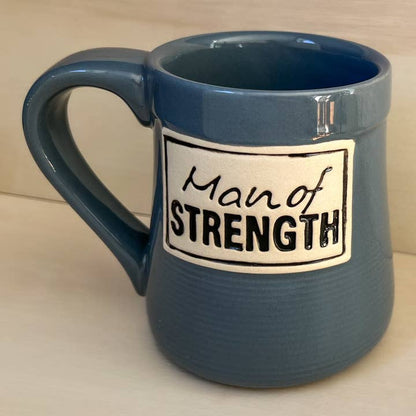 Man of Strength Pottery Mug - 20oz