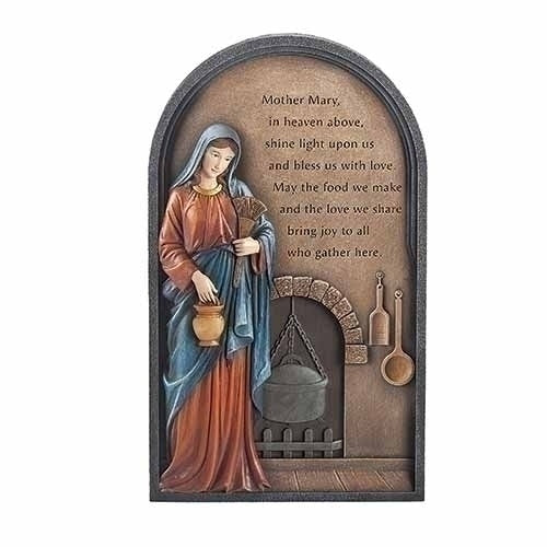 Kitchen Madonna, Renaissance Collection - 9.25" Wall Plaque