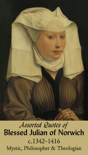 Blessed Julian of Norwich Holy Card