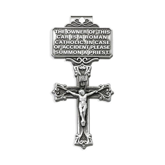 Pardon Crucifix Visor Clip