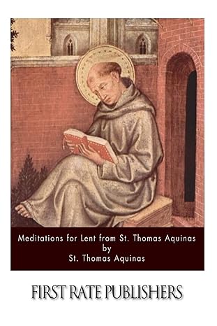 USED Book: Meditations for Lent from St. Thomas Aquinas