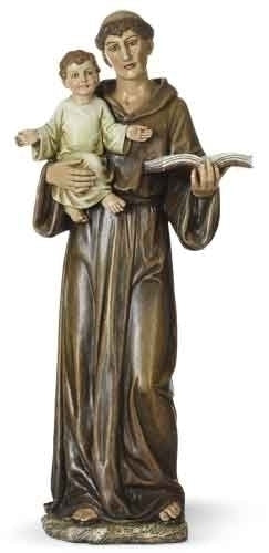 14.5" St. Anthony and Child Statue