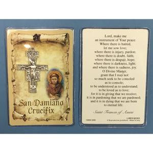 San Damiano Crucifix pocket card