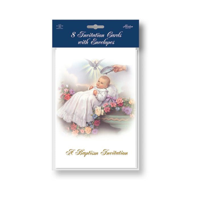 Baptism Invitation Cards and Envelopes