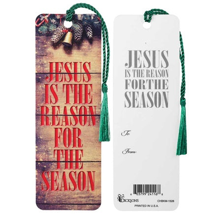 Jesus is the Reason for the Season - Bookmark with tassel