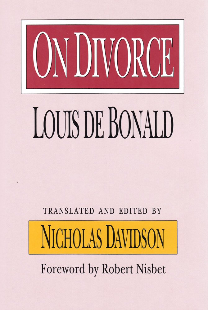 USED: On Divorce by Louis de Bonald