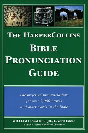 USED BOOK: Bible Pronunciation Guide by William O. Walker, Jr