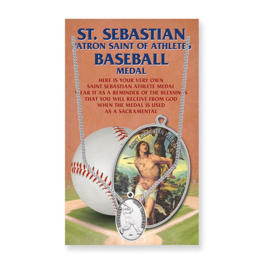 OVAL ST. SEBASTIAN MEN'S ATHLETIC MEDAL