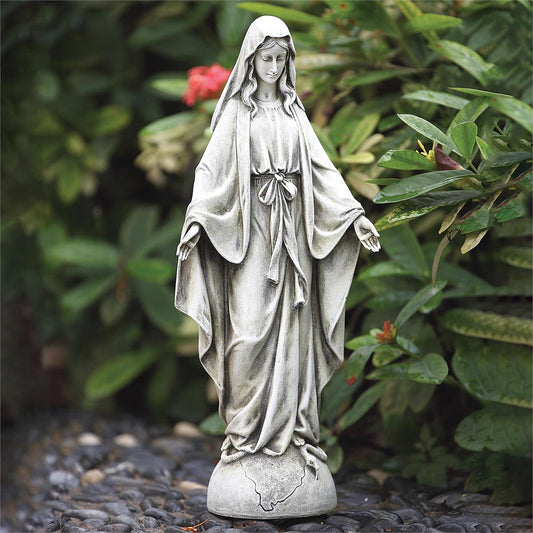 14" Our Lady of Grace Garden Statue