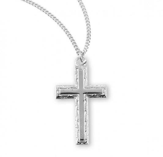 Sterling Silver Cross - Necklace (S1758)