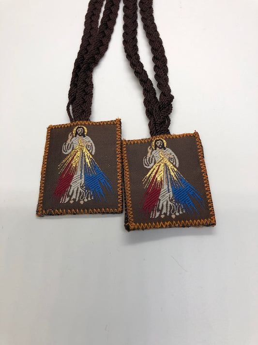 Divine Mercy Brown Scapular