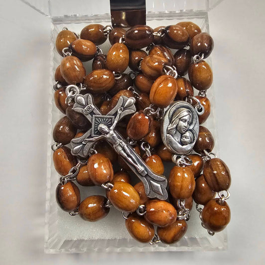 Holy Land Olive Wood Rosary