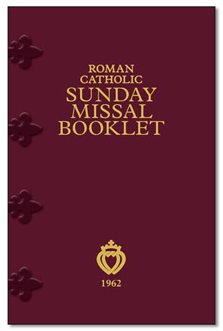 Roman Catholic Sunday Missal Booklet 1962