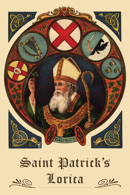 St. Patrick's Lorica Holy Card