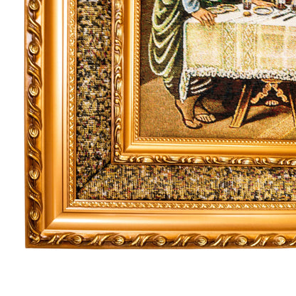 Last Supper Double Padded Framed Image - 39"