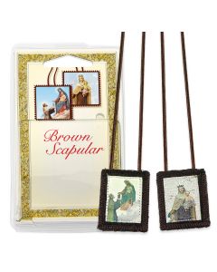 Brown Wool Scapular - 1512542X