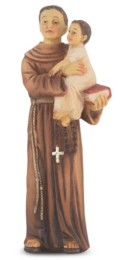 St. Anthony Statue 4" Statue with Holy Card