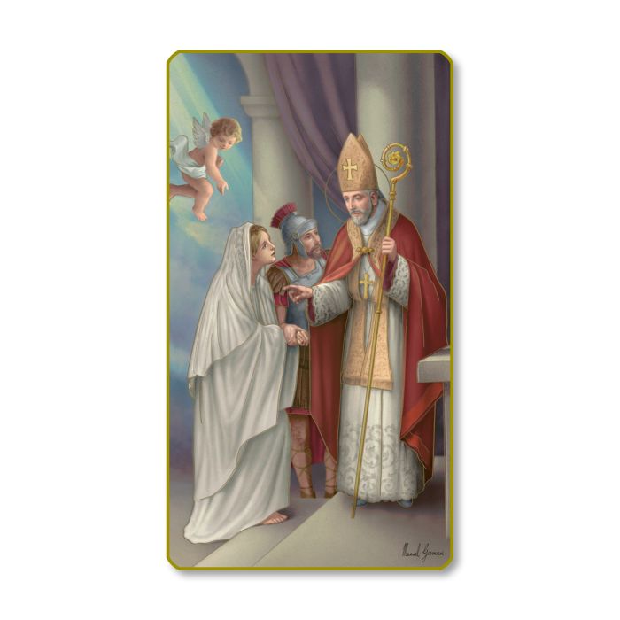 St. Valentine Holy Card