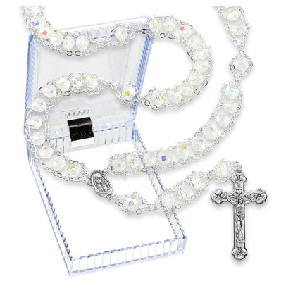 Ladder Rosary with Crystal Beads